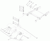 Zerto-Turn Mäher 74218 (Z256) - Toro Z Master Mower, 62" SFS Side Discharge Deck (SN: 200000001 - 200999999) (2000) Ersatzteile CASTER AND WHEEL ASSEMBLY