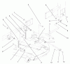 Zerto-Turn Mäher 74218 (Z256) - Toro Z Master Mower, 62" SFS Side Discharge Deck (SN: 200000001 - 200999999) (2000) Ersatzteile FRAME AND DECK ASSEMBLY