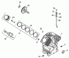 Zerto-Turn Mäher 74218 (Z256) - Toro Z Master Mower, 62" SFS Side Discharge Deck (SN: 200000001 - 200999999) (2000) Ersatzteile GROUP 2-CRANKCASE (CH26S 78511 KOHLER)