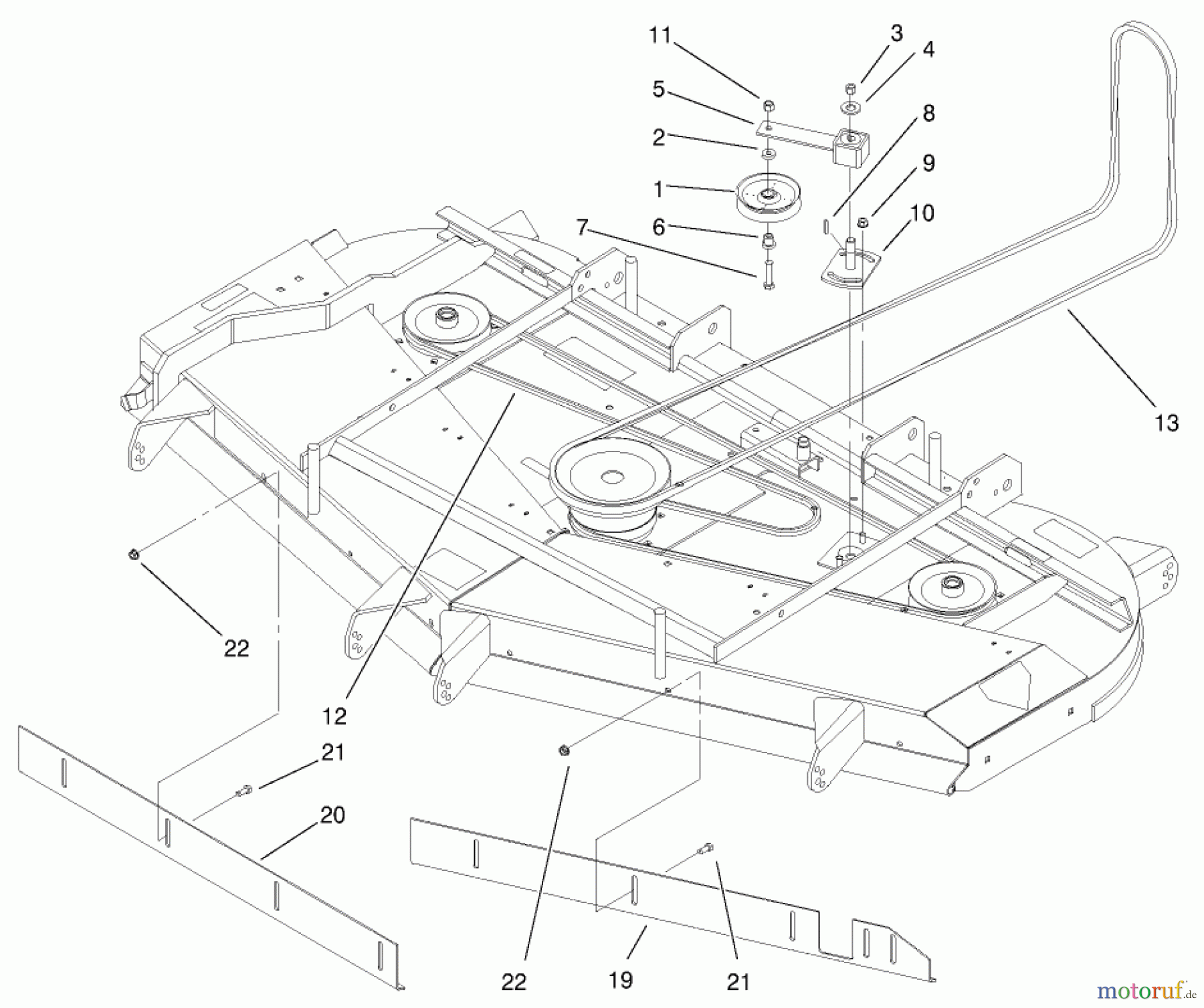  Zerto-Turn Mäher 74219 (Z256) - Toro Z Master Mower, 72