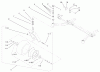 Zerto-Turn Mäher 74219 (Z256) - Toro Z Master Mower, 72" SFS Side Discharge Deck (SN: 200000001 - 200999999) (2000) Ersatzteile CASTER AND WHEEL ASSEMBLY