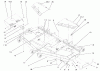 Zerto-Turn Mäher 74219 (Z256) - Toro Z Master Mower, 72" SFS Side Discharge Deck (SN: 200000001 - 200999999) (2000) Ersatzteile DECK, DEFLECTOR AND ROLLER ASSEMBLY
