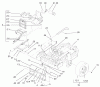 Zerto-Turn Mäher 74225 (Z253) - Toro Z Master Mower, 62" SFS Side Discharge Deck (SN: 210000001 - 210002100) (2001) Ersatzteile REAR FRAME AND WHEEL ASSEMBLY