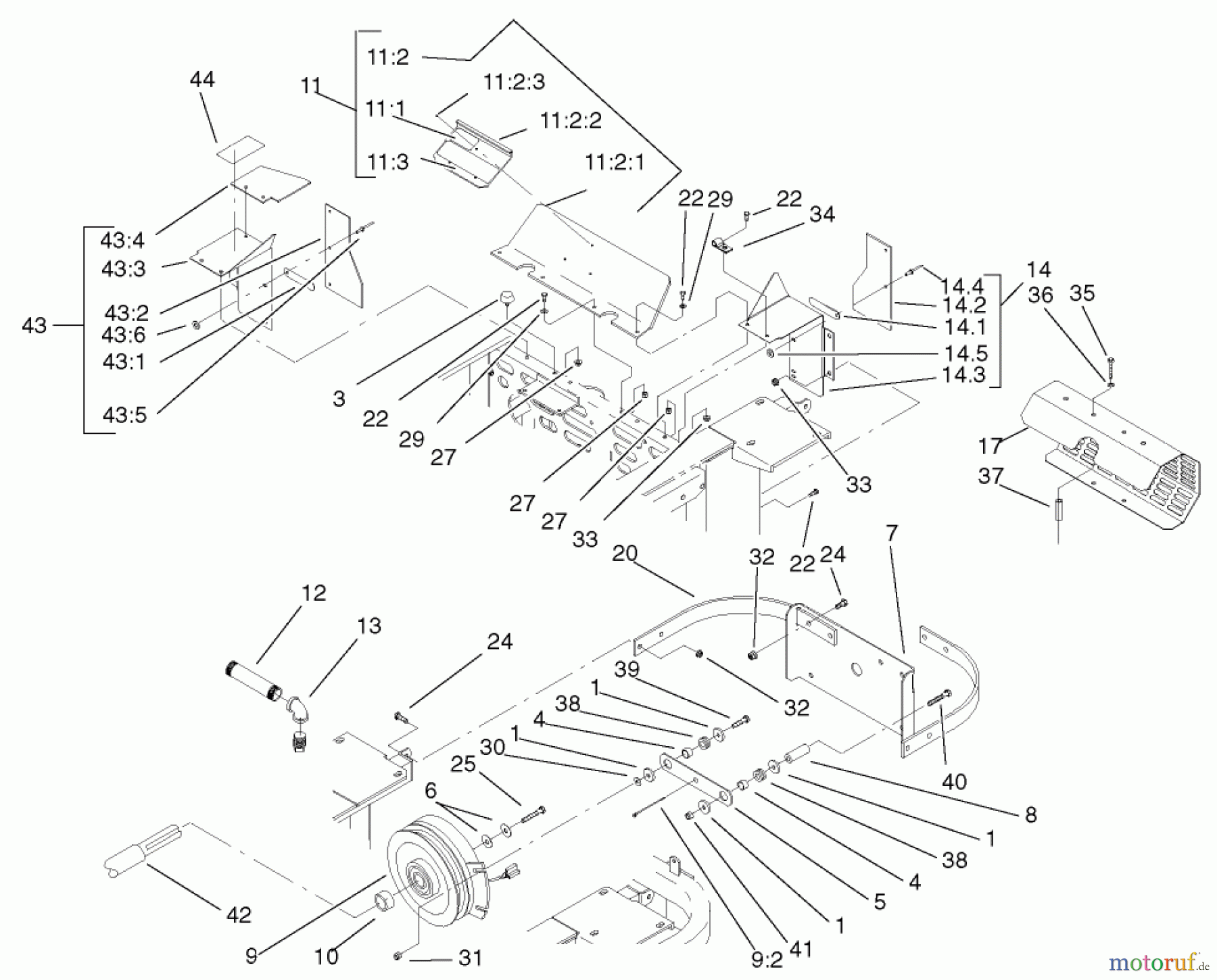  Zerto-Turn Mäher 74225 (Z253) - Toro Z Master Mower, 62