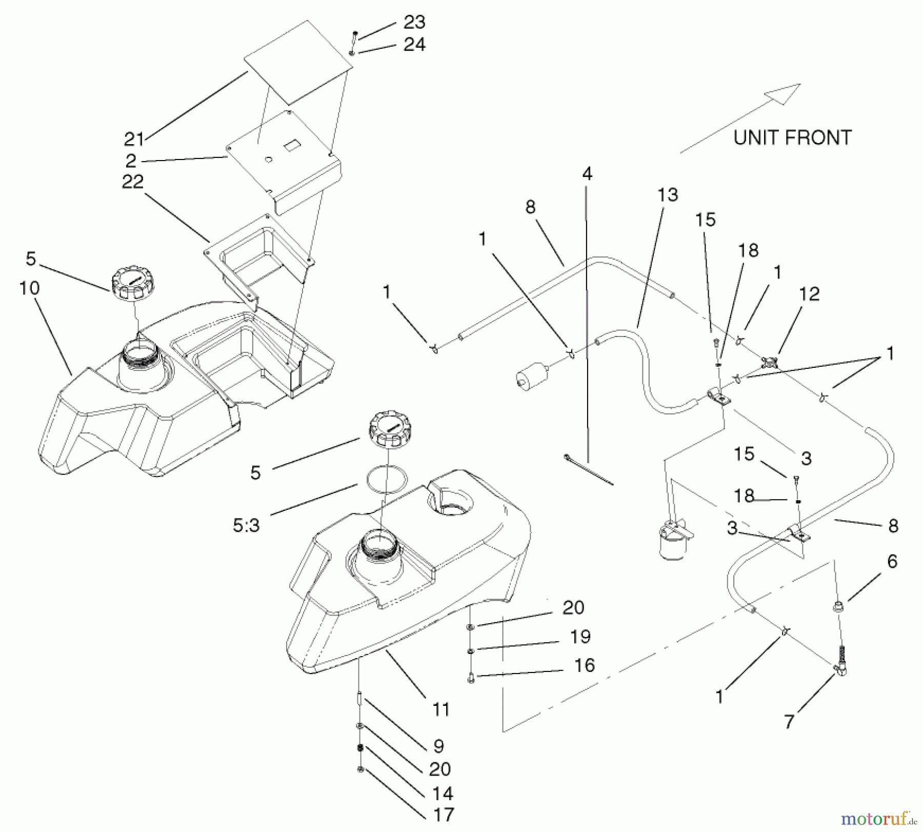  Zerto-Turn Mäher 74225 (Z253) - Toro Z Master Mower, 62