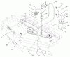 Zerto-Turn Mäher 74225 (Z253) - Toro Z Master Mower, 62" SFS Side Discharge Deck (SN: 210002101 - 210999999) (2001) Ersatzteile BELT AND IDLER ARM ASSEMBLY