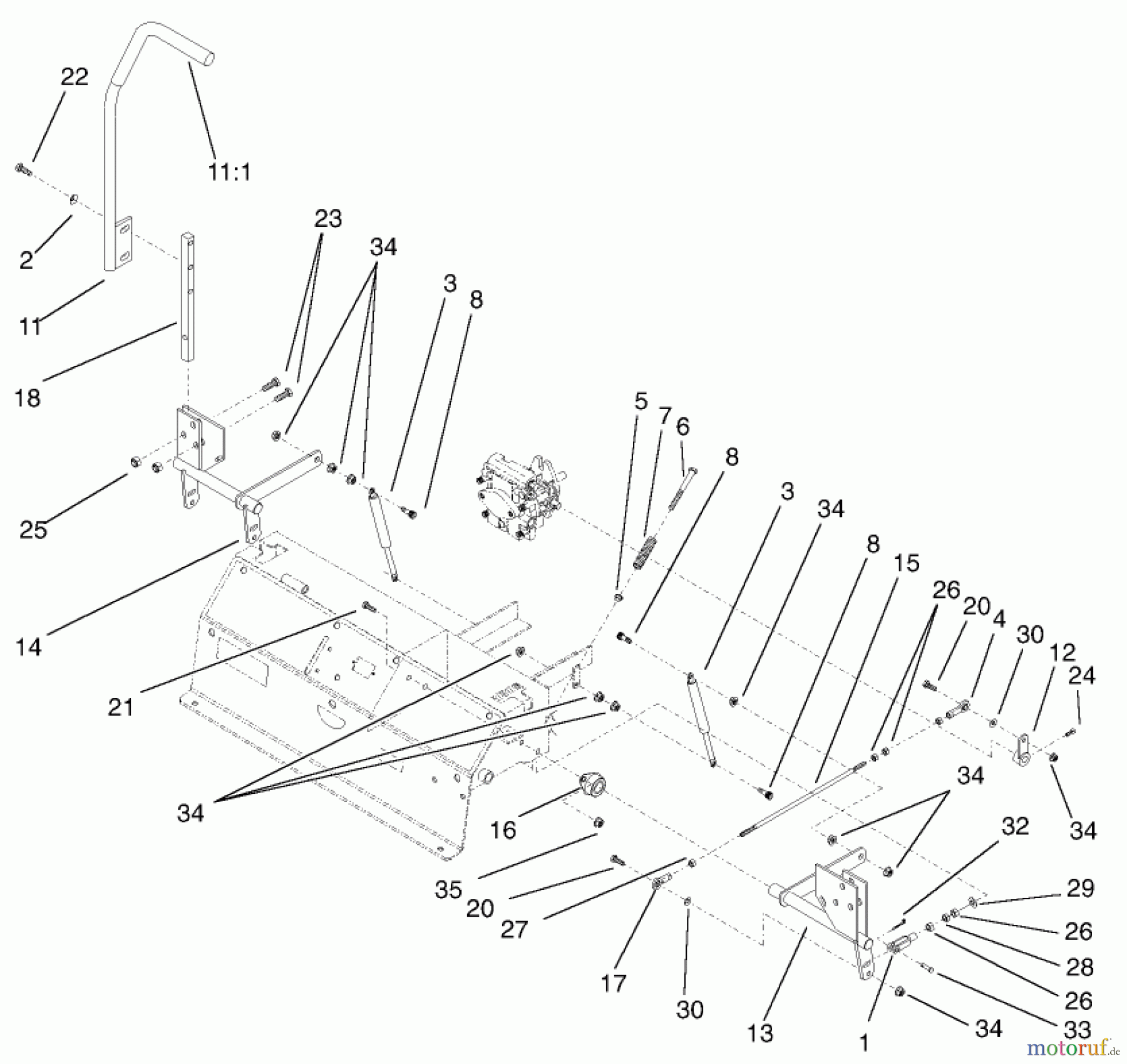  Zerto-Turn Mäher 74225 (Z253) - Toro Z Master Mower, 62