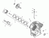 Zerto-Turn Mäher 74225 (Z253) - Toro Z Master Mower, 62" SFS Side Discharge Deck (SN: 210002101 - 210999999) (2001) Ersatzteile CRANKCASE ASSEMBLY - GROUP 2 KOHLER CH23S-76550