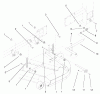 Zerto-Turn Mäher 74225 (Z253) - Toro Z Master Mower, 62" SFS Side Discharge Deck (SN: 210002101 - 210999999) (2001) Ersatzteile FRAME AND DECK ASSEMBLY