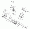 Zerto-Turn Mäher 74225 (Z253) - Toro Z Master Mower, 62" SFS Side Discharge Deck (SN: 210002101 - 210999999) (2001) Ersatzteile HEAD/VALVE/BREATHER ASSEMBLY - GROUP 4 KOHLER CH23S-76550