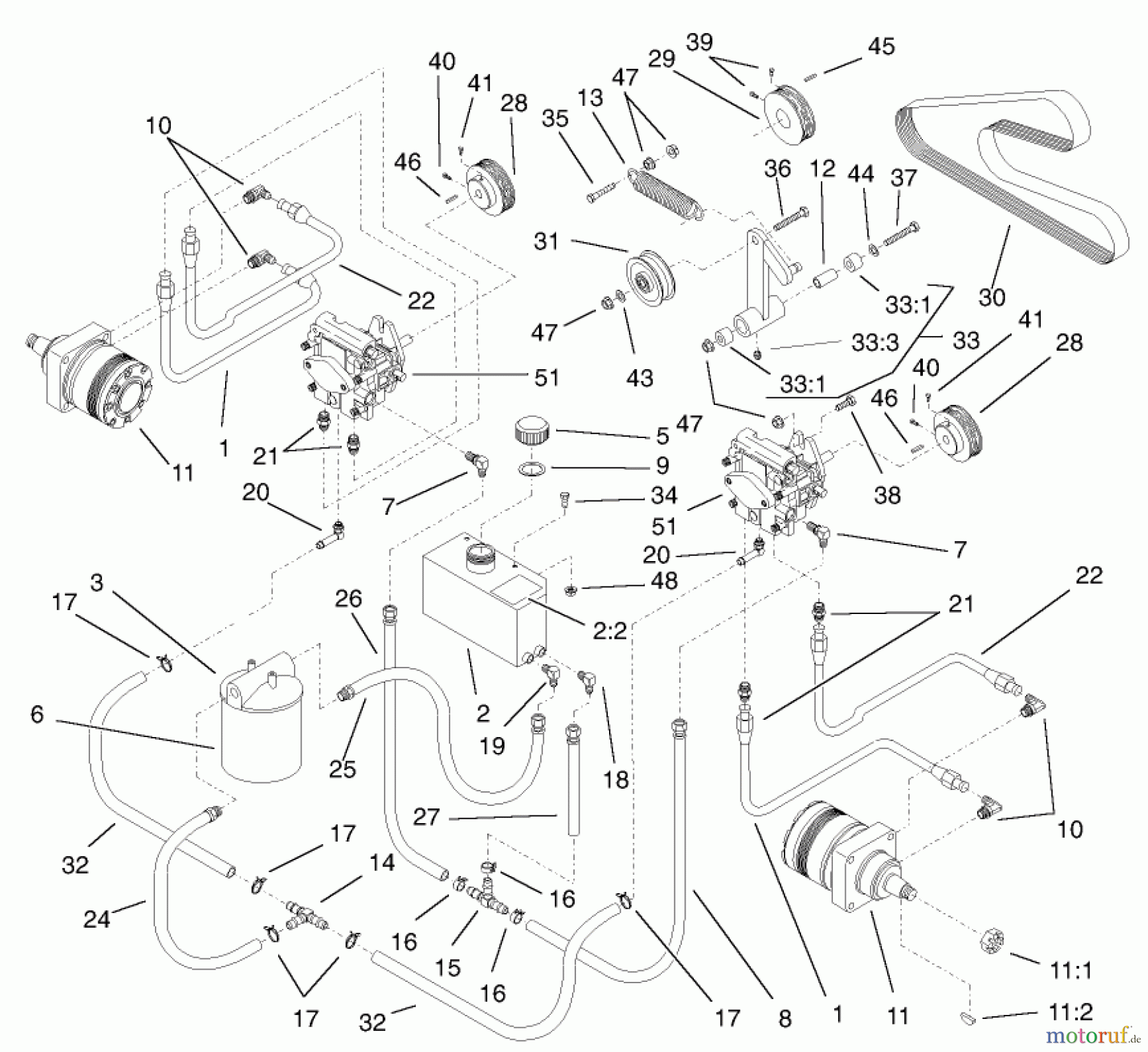  Zerto-Turn Mäher 74225 (Z253) - Toro Z Master Mower, 62