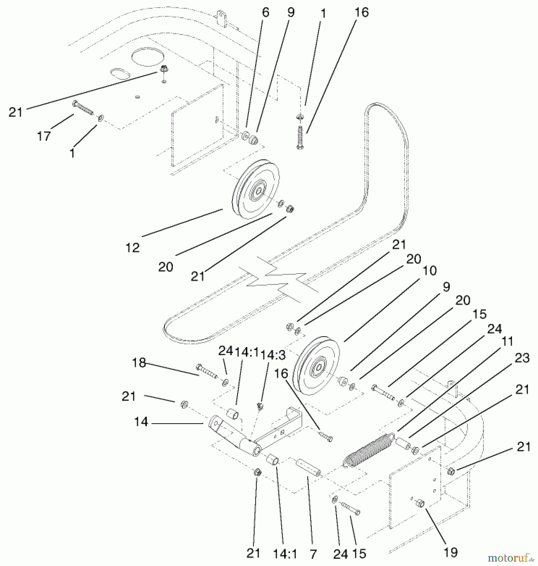  Zerto-Turn Mäher 74225 (Z253) - Toro Z Master Mower, 62