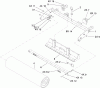 Compact Utility Attachments 23102 - Toro Soil Cultivator, Compact Utility Loaders (SN: 290000001 - 290999999) (2009) Ersatzteile ROLLER FRAME AND GRADER ASSEMBLY