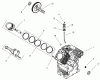 Zerto-Turn Mäher 74226 (Z255) - Toro Z Master Mower, 62" SFS Side Discharge Deck (SN: 210000001 - 210002100) (2001) Ersatzteile CRANKCASE ASSEMBLY (ENGINE: KOHLER CH25S PS-68606)