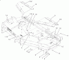 Zerto-Turn Mäher 74226 (Z255) - Toro Z Master Mower, 62" SFS Side Discharge Deck (SN: 210000001 - 210002100) (2001) Ersatzteile DECK, DEFLECTOR AND ROLLER ASSEMBLY