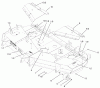 Zerto-Turn Mäher 74226 (Z255) - Toro Z Master Mower, 62" SFS Side Discharge Deck (SN: 210002101 - 210999999) (2001) Ersatzteile DECK, DEFLECTOR AND ROLLER ASSEMBLY