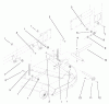 Zerto-Turn Mäher 74226 (Z255) - Toro Z Master Mower, 62" SFS Side Discharge Deck (SN: 210002101 - 210999999) (2001) Ersatzteile FRAME AND DECK ASSEMBLY