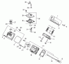 Zerto-Turn Mäher 74226 (Z255) - Toro Z Master Mower, 62" SFS Side Discharge Deck (SN: 210002101 - 210999999) (2001) Ersatzteile HEAD/VALVE/BREATHER ASSEMBLY - GROUP 4 KOHLER CH25S-68695