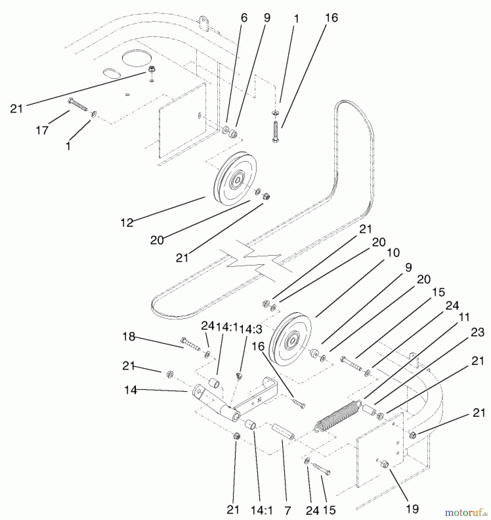  Zerto-Turn Mäher 74226 (Z255) - Toro Z Master Mower, 62