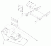 Zerto-Turn Mäher 74226 (Z255) - Toro Z Master Mower, 62" SFS Side Discharge Deck (SN: 220000001 - 220999999) (2002) Ersatzteile CASTER AND WHEEL ASSEMBLY