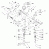 Zerto-Turn Mäher 74226 (Z255) - Toro Z Master Mower, 62" SFS Side Discharge Deck (SN: 220000001 - 220999999) (2002) Ersatzteile SPINDLE AND PULLEY ASSEMBLY