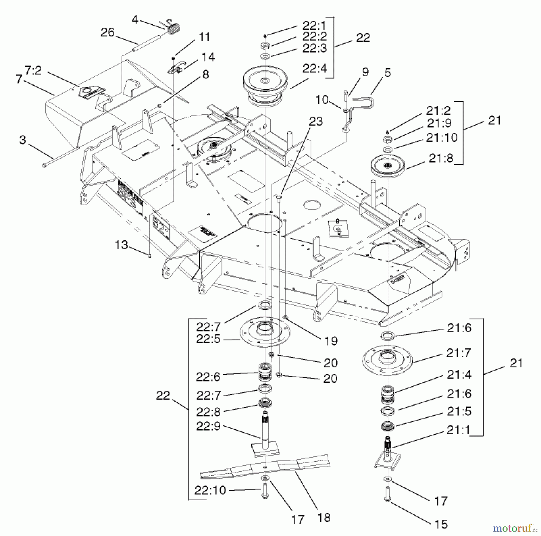  Zerto-Turn Mäher 74226 (Z255) - Toro Z Master Mower, 62