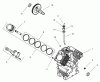 Zerto-Turn Mäher 74227 (Z255) - Toro Z Master Mower, 72" SFS Side Discharge Deck (SN: 210000001 - 210999999) (2001) Ersatzteile CRANKCASE ASSEMBLY (ENGINE: KOHLER CH25S PS-68606)