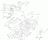 Zerto-Turn Mäher 74227 (Z255) - Toro Z Master Mower, 72" SFS Side Discharge Deck (SN: 210000001 - 210999999) (2001) Ersatzteile REAR FRAME AND WHEEL ASSEMBLY