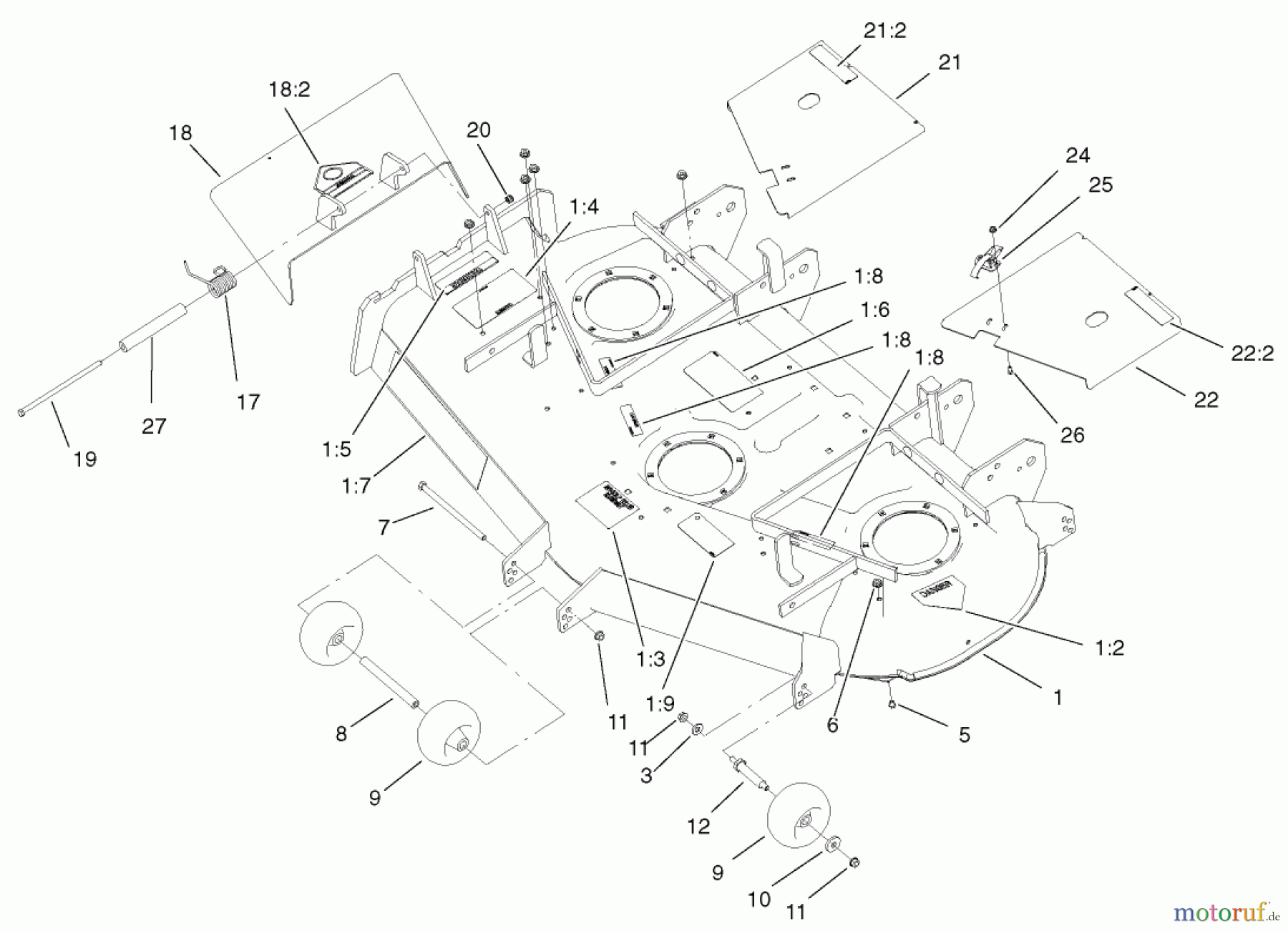  Zerto-Turn Mäher 74228 (Z255) - Toro Z Master Mower, 52