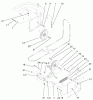 Zerto-Turn Mäher 74228 (Z255) - Toro Z Master Mower, 52" SFS Side Discharge Deck (SN: 210000001 - 210999999) (2001) Ersatzteile IDLER ASSEMBLY