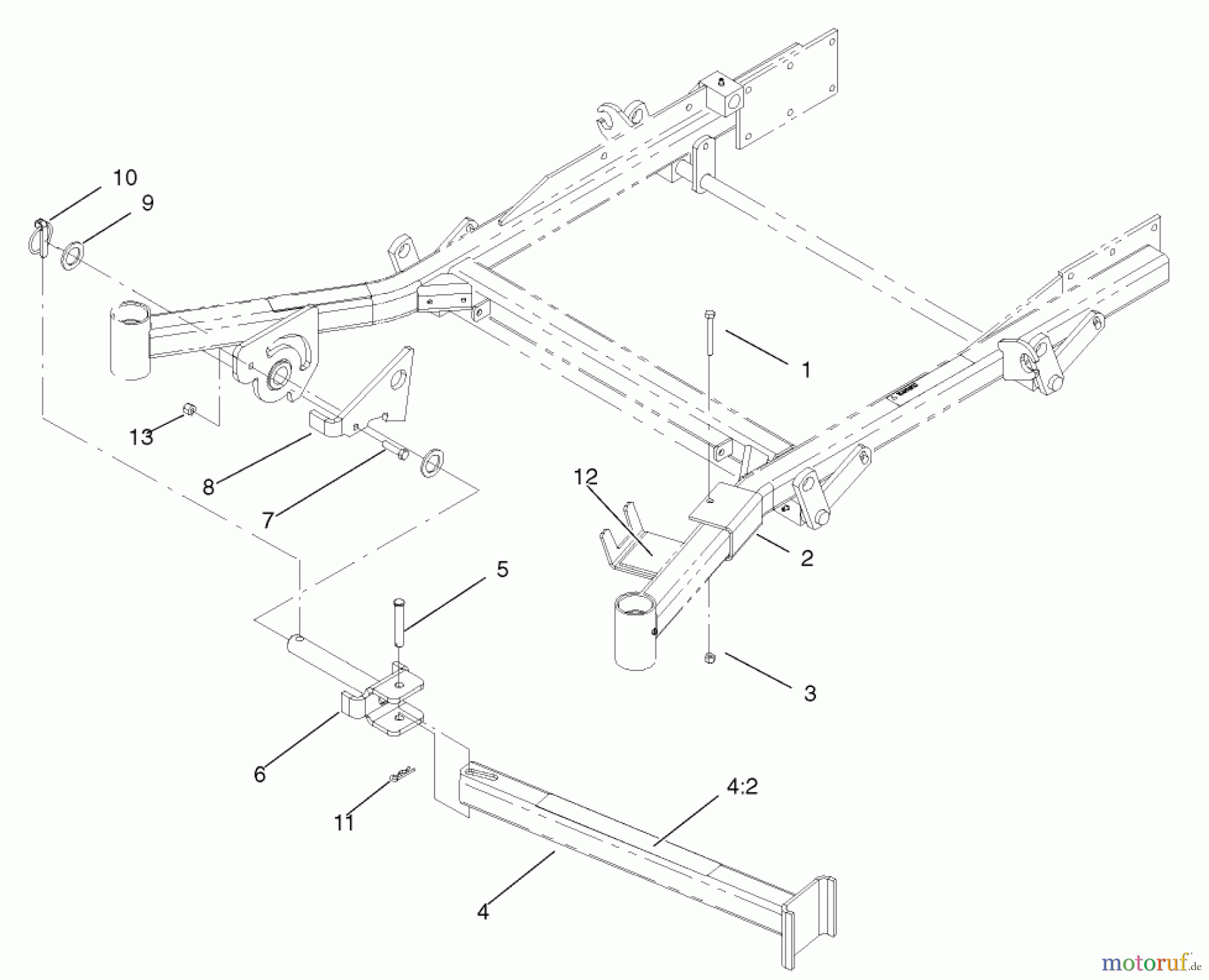  Zerto-Turn Mäher 74228 (Z255) - Toro Z Master Mower, 52