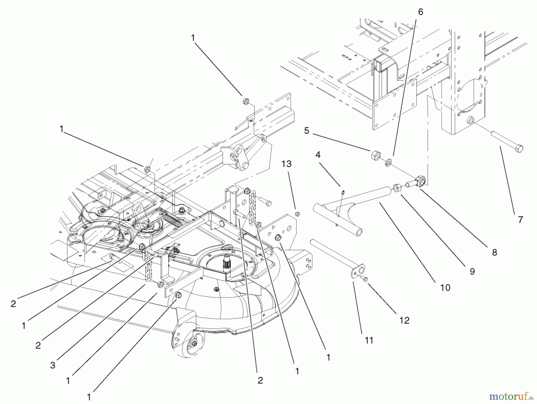  Zerto-Turn Mäher 74228 (Z255) - Toro Z Master Mower, 52