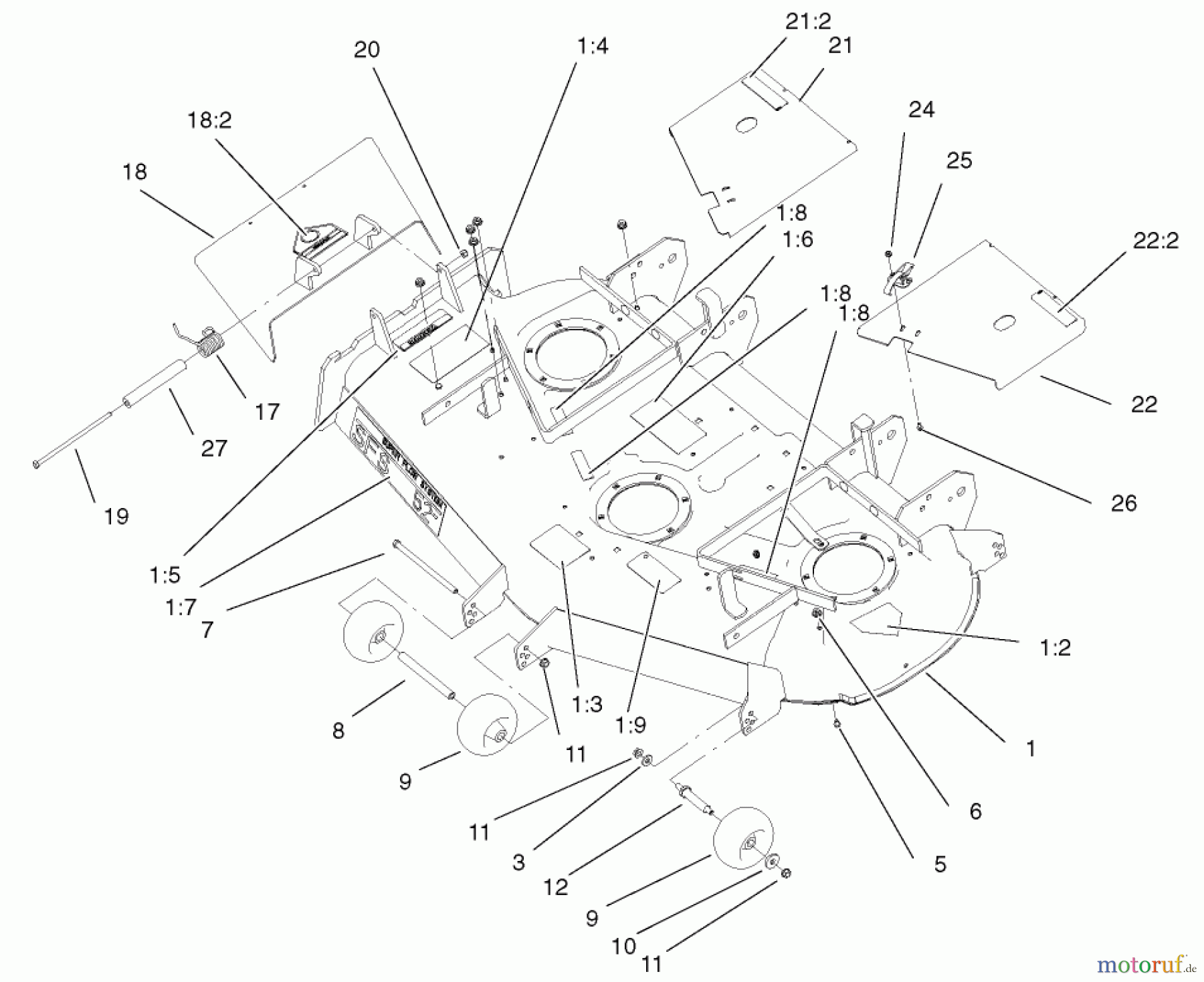  Zerto-Turn Mäher 74228 (Z255) - Toro Z Master Mower, 52