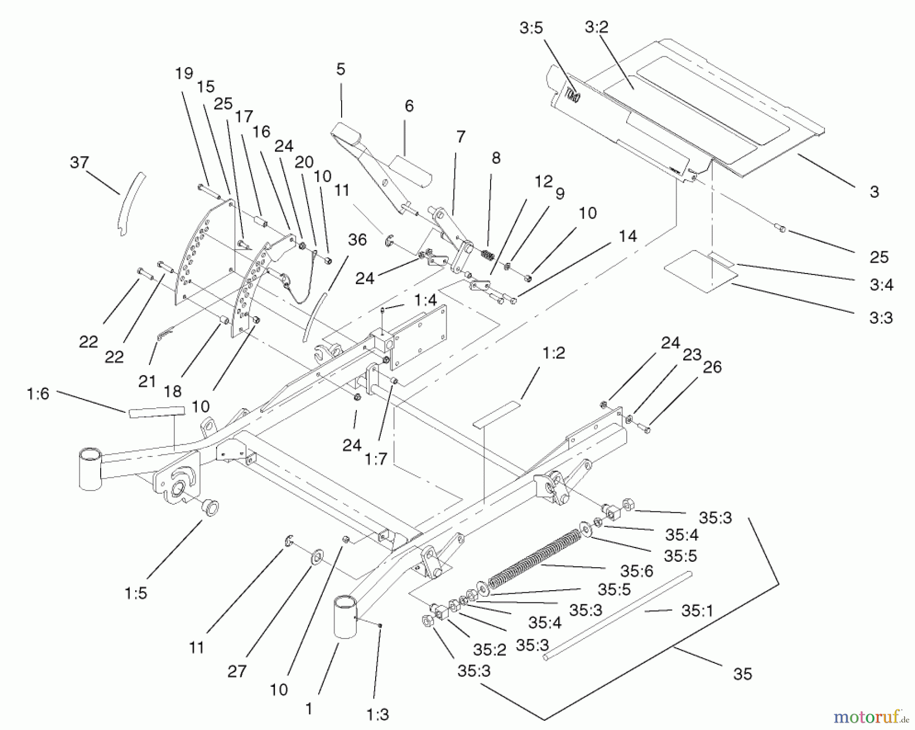  Zerto-Turn Mäher 74228 (Z255) - Toro Z Master Mower, 52