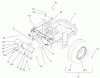 Zerto-Turn Mäher 74228 (Z255) - Toro Z Master Mower, 52" SFS Side Discharge Deck (SN: 220000001 - 220999999) (2002) Ersatzteile MAIN FRAME ASSEMBLY