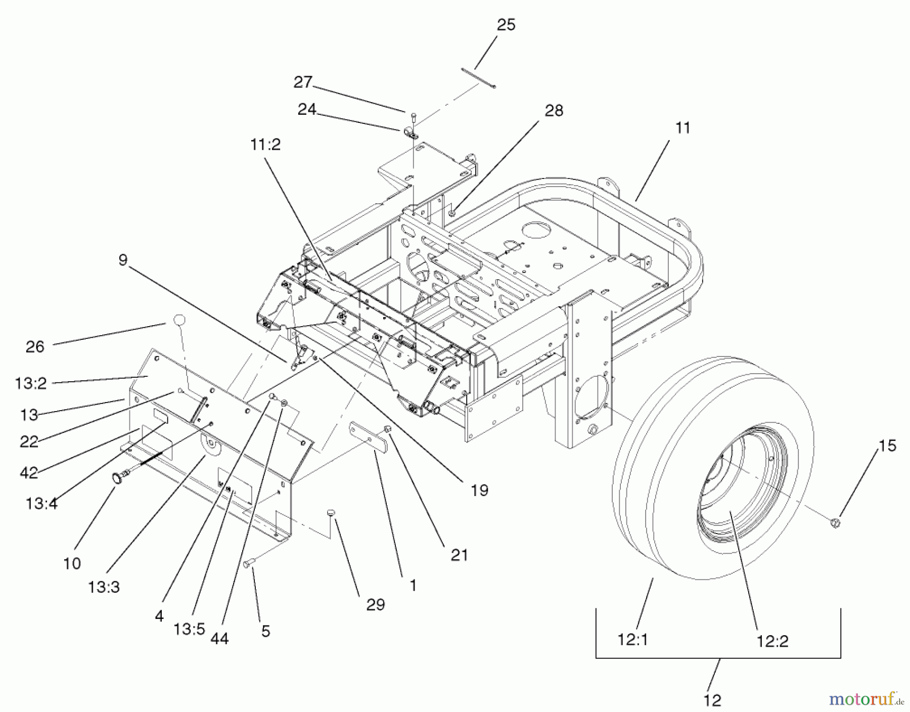  Zerto-Turn Mäher 74228 (Z255) - Toro Z Master Mower, 52