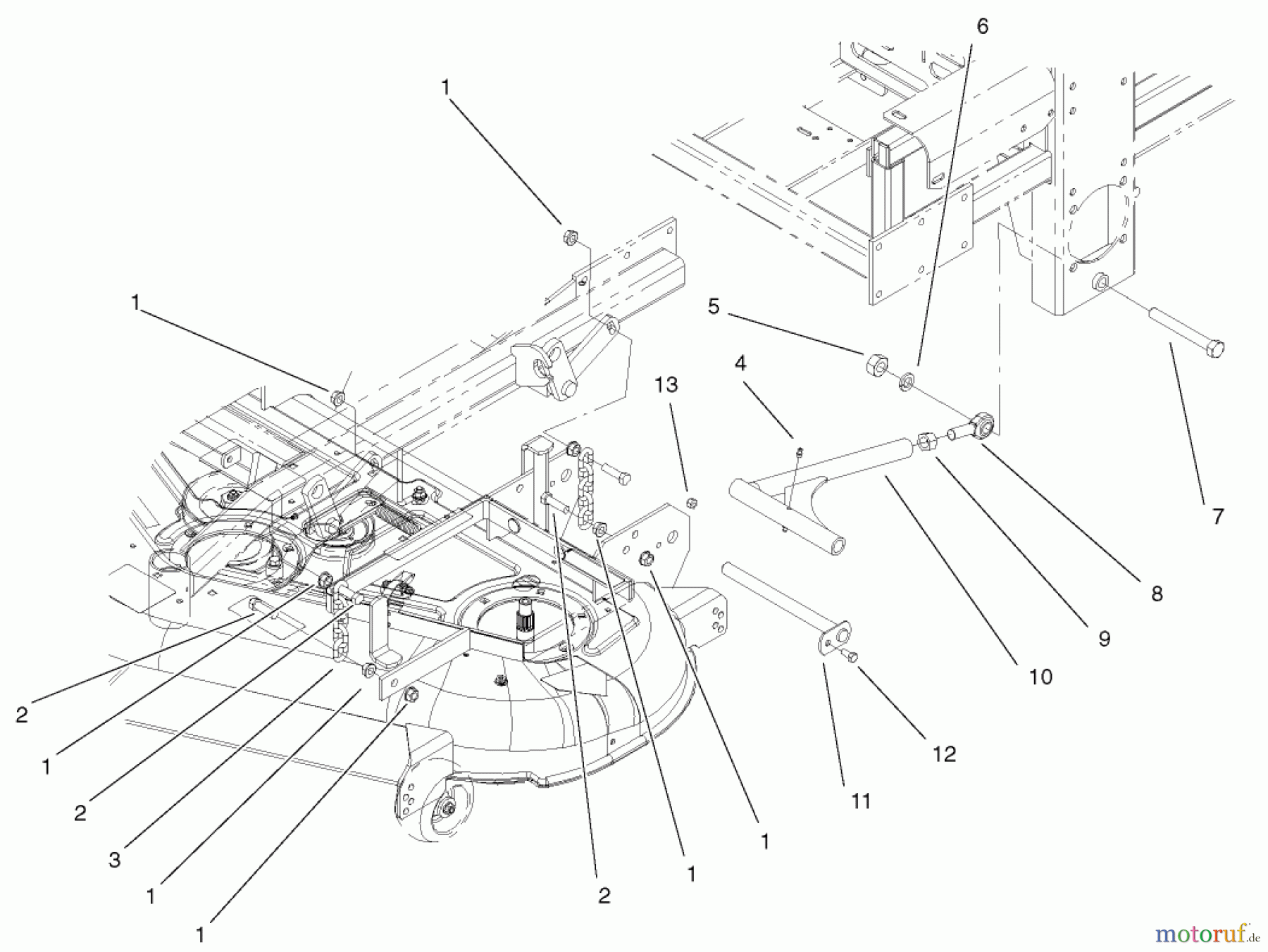  Zerto-Turn Mäher 74230 (Z257) - Toro Z Master Mower, 52