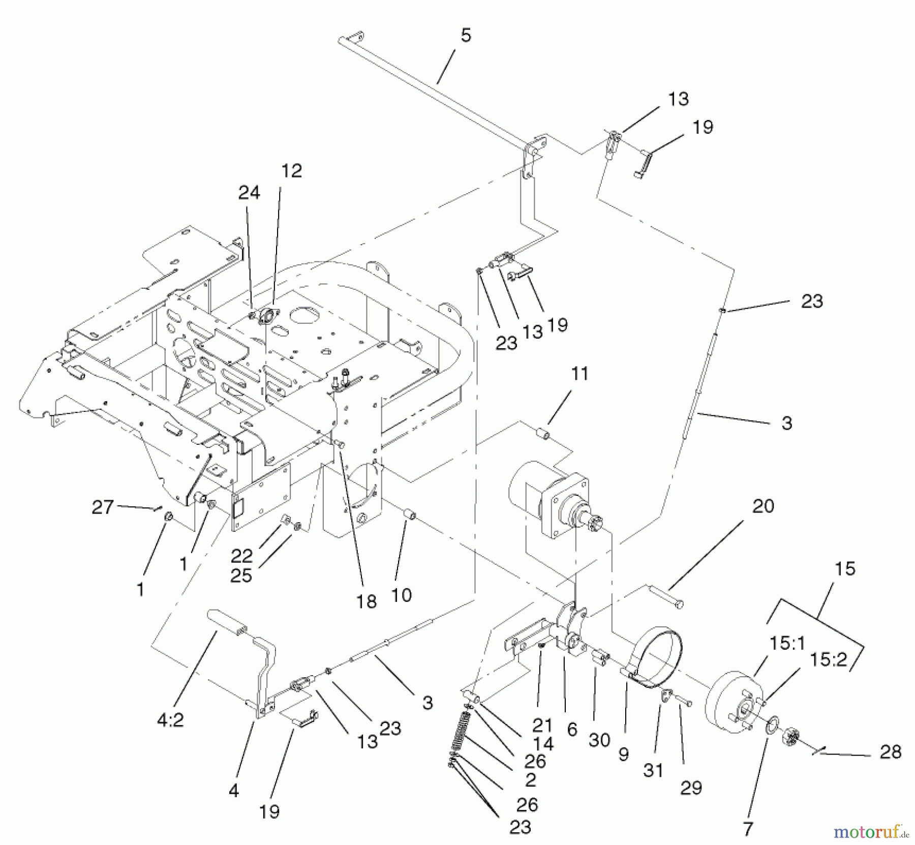  Zerto-Turn Mäher 74231 (Z257) - Toro Z Master Mower, 62