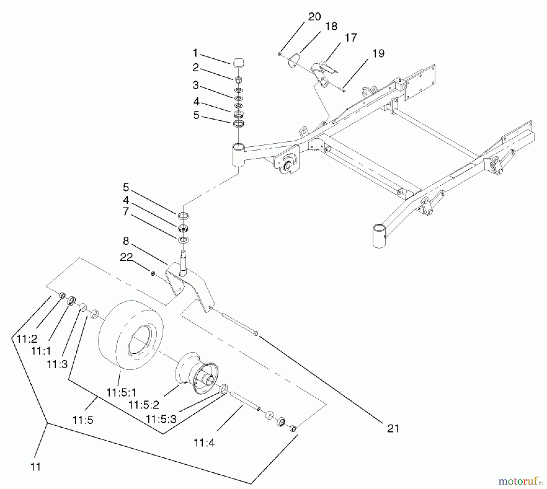  Zerto-Turn Mäher 74231 (Z257) - Toro Z Master Mower, 62