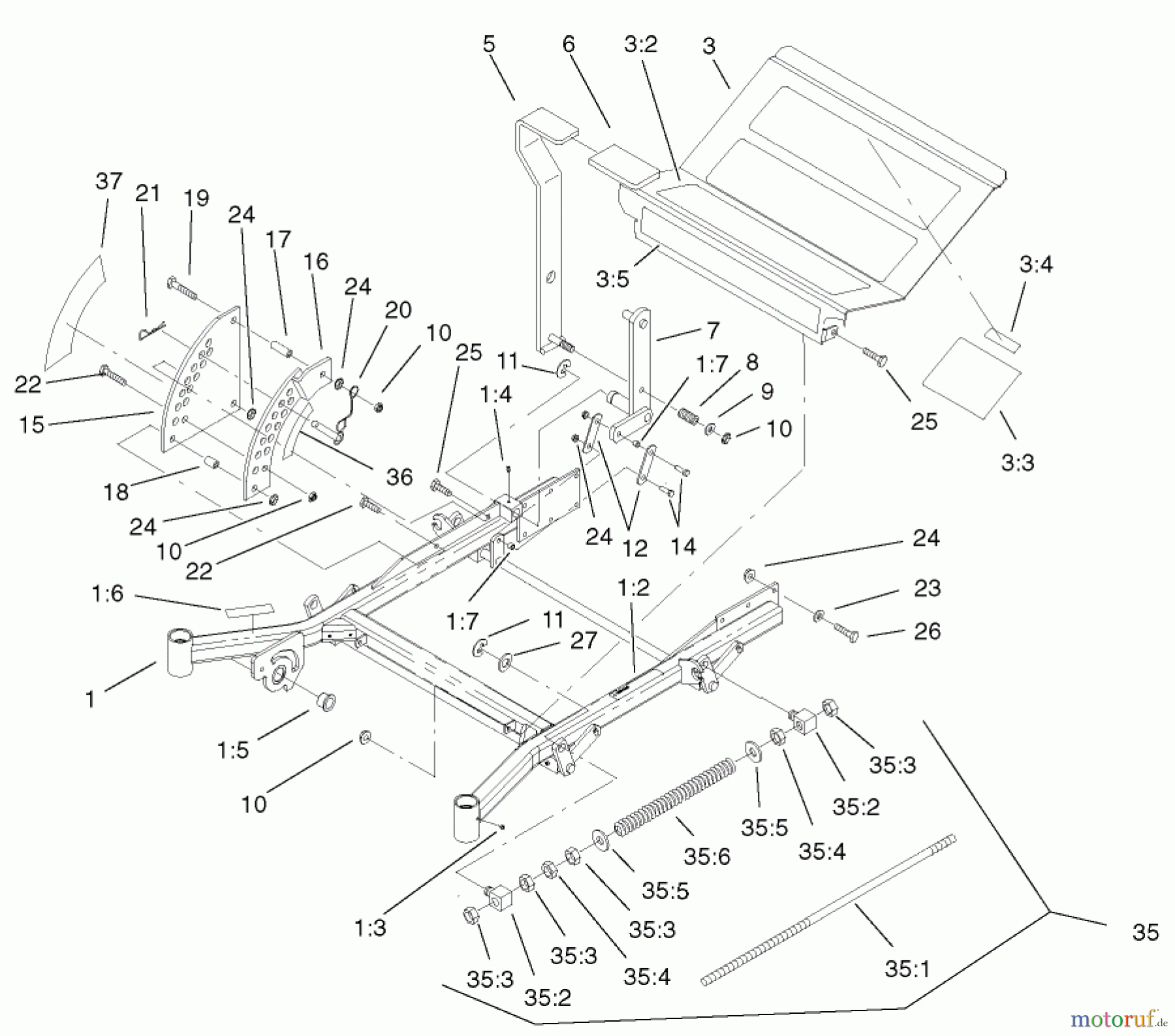  Zerto-Turn Mäher 74231 (Z257) - Toro Z Master Mower, 62