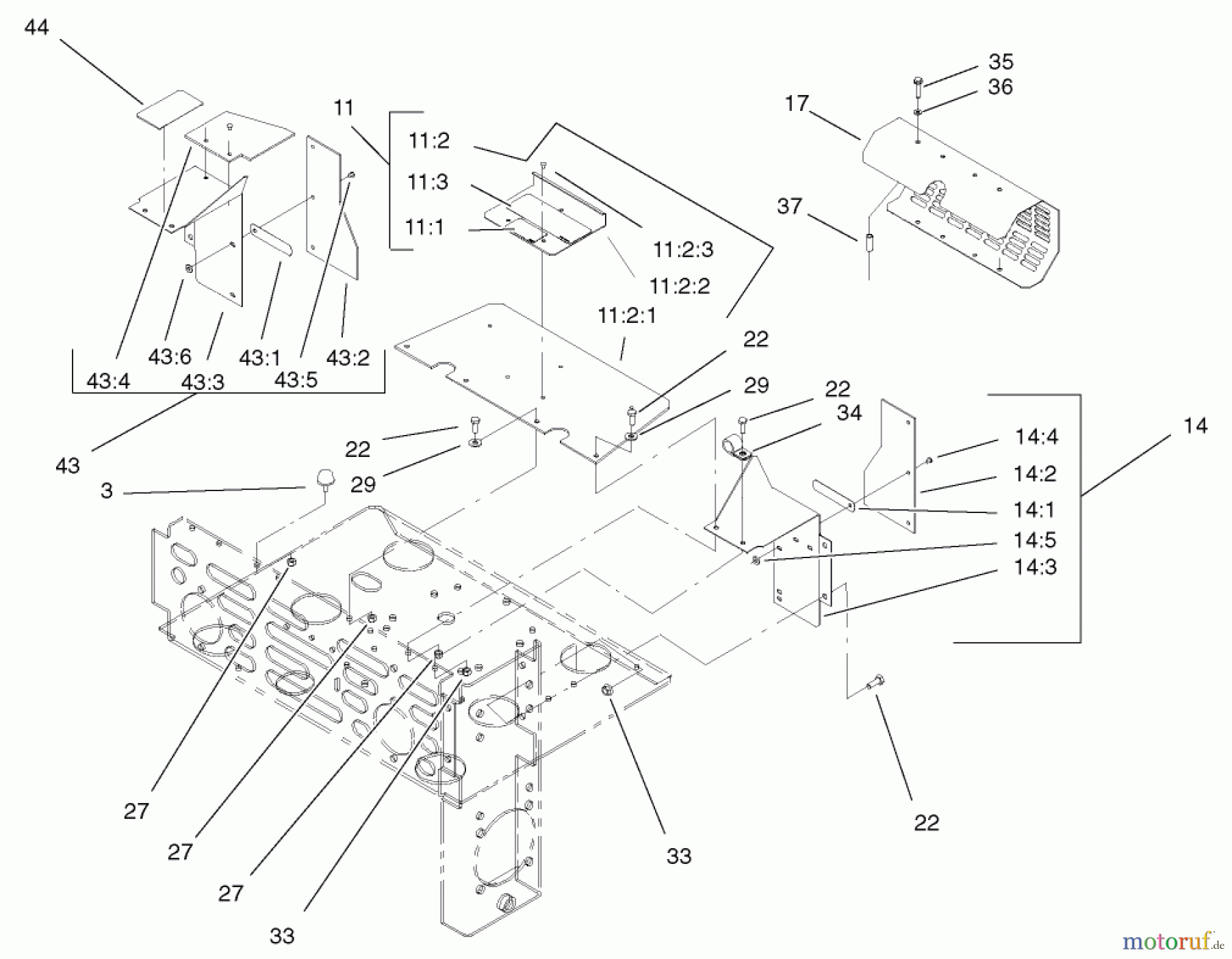  Zerto-Turn Mäher 74231 (Z257) - Toro Z Master Mower, 62