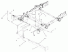 Zerto-Turn Mäher 74231 (Z257) - Toro Z Master Mower, 62" SFS Side Discharge Deck (SN: 230006001 - 230999999) (2003) Ersatzteile STAND ASSEMBLY