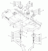 Zerto-Turn Mäher 74232 (Z257) - Toro Z Master Mower, 72" SFS Side Discharge Deck (SN: 230000001 - 230006000) (2003) Ersatzteile SPINDLE AND PULLEY ASSEMBLY