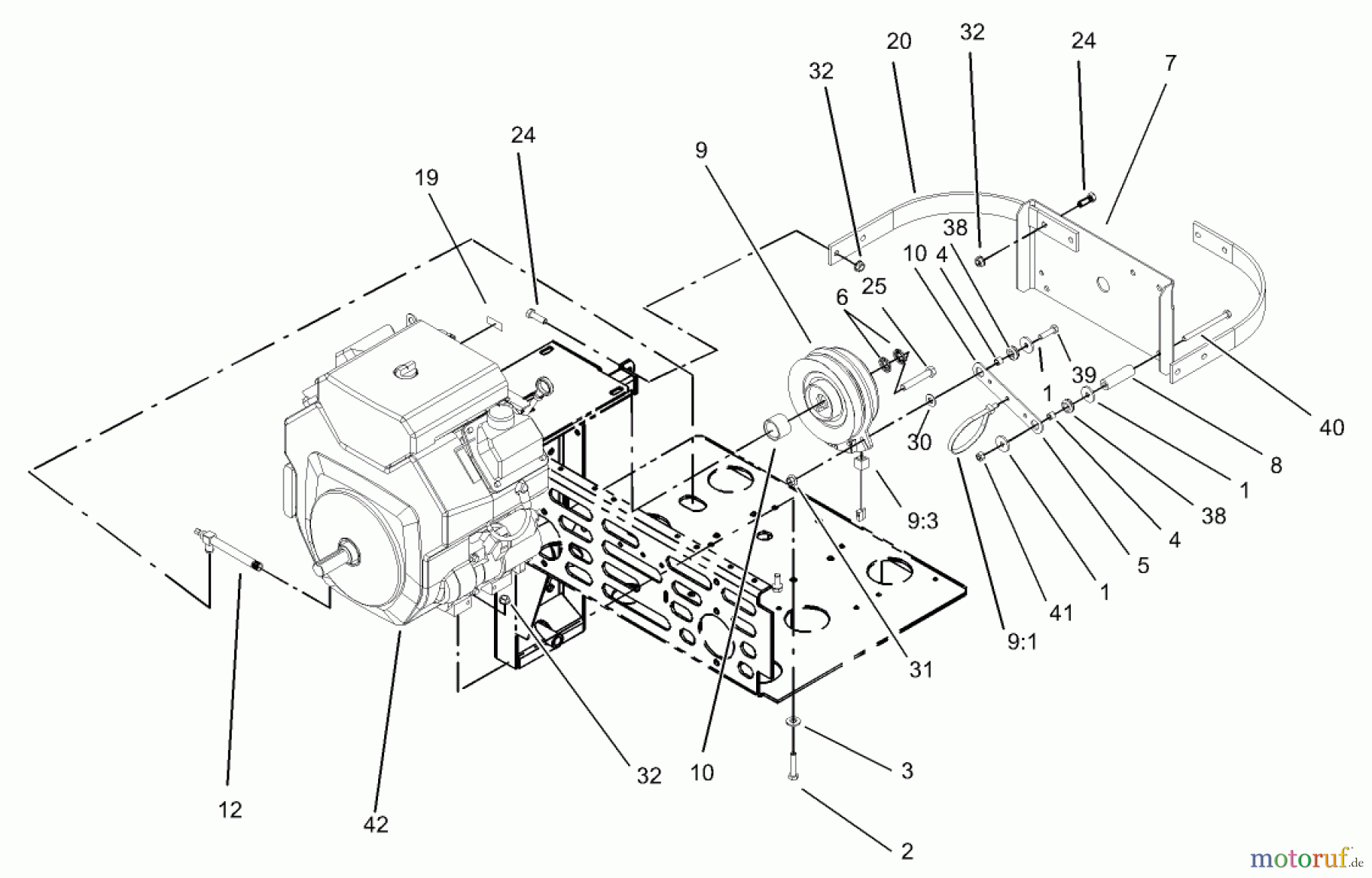  Zerto-Turn Mäher 74232 (Z257) - Toro Z Master Mower, 72