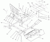 Zerto-Turn Mäher 74232 (Z257) - Toro Z Master Mower, 72" SFS Side Discharge Deck (SN: 230006001 - 230999999) (2003) Ersatzteile FRONT FRAME ASSEMBLY