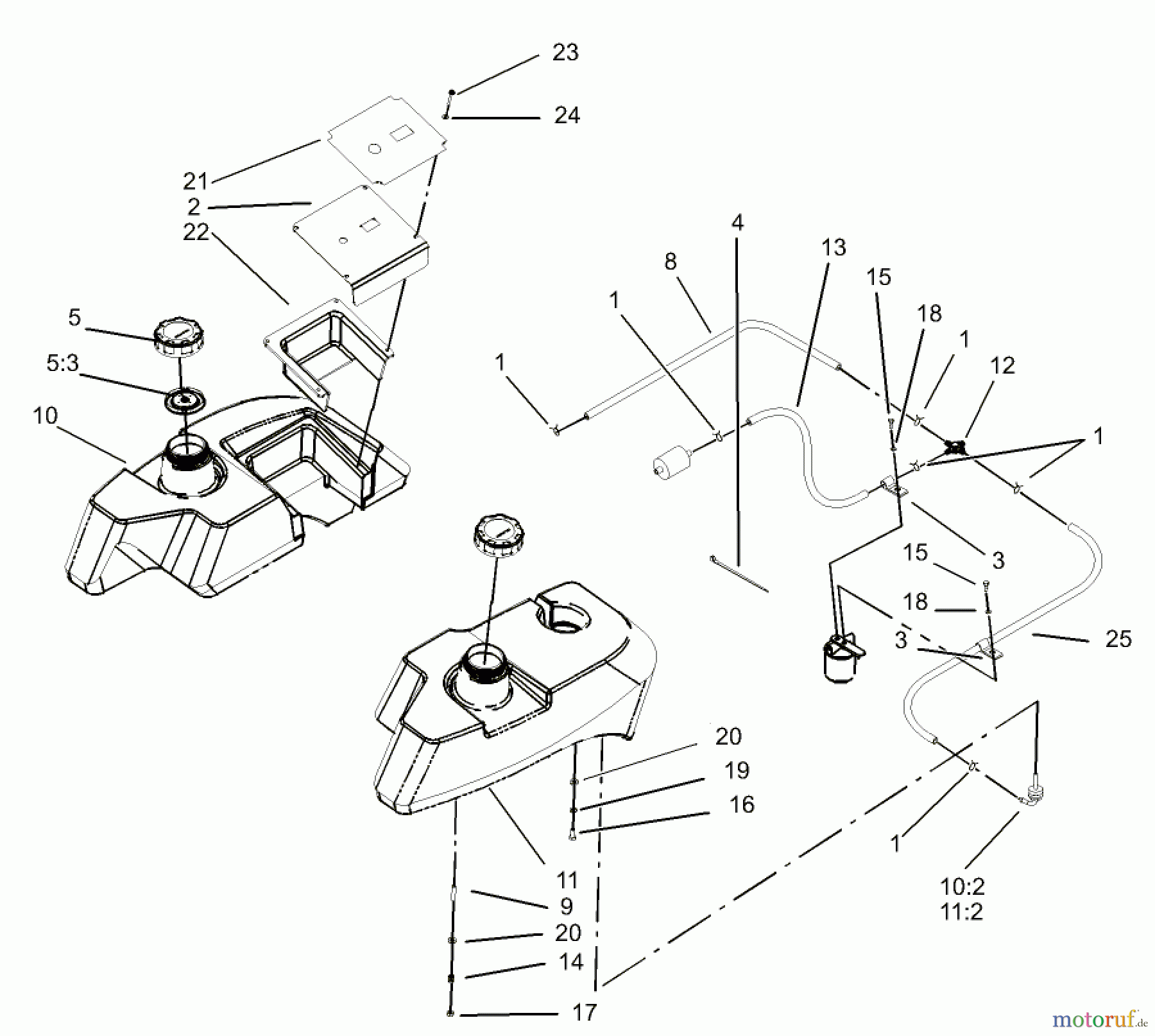  Zerto-Turn Mäher 74232 (Z257) - Toro Z Master Mower, 72