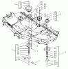 Zerto-Turn Mäher 74232 (Z257) - Toro Z Master Mower, 72" SFS Side Discharge Deck (SN: 230006001 - 230999999) (2003) Ersatzteile SPINDLE AND PULLEY ASSEMBLY