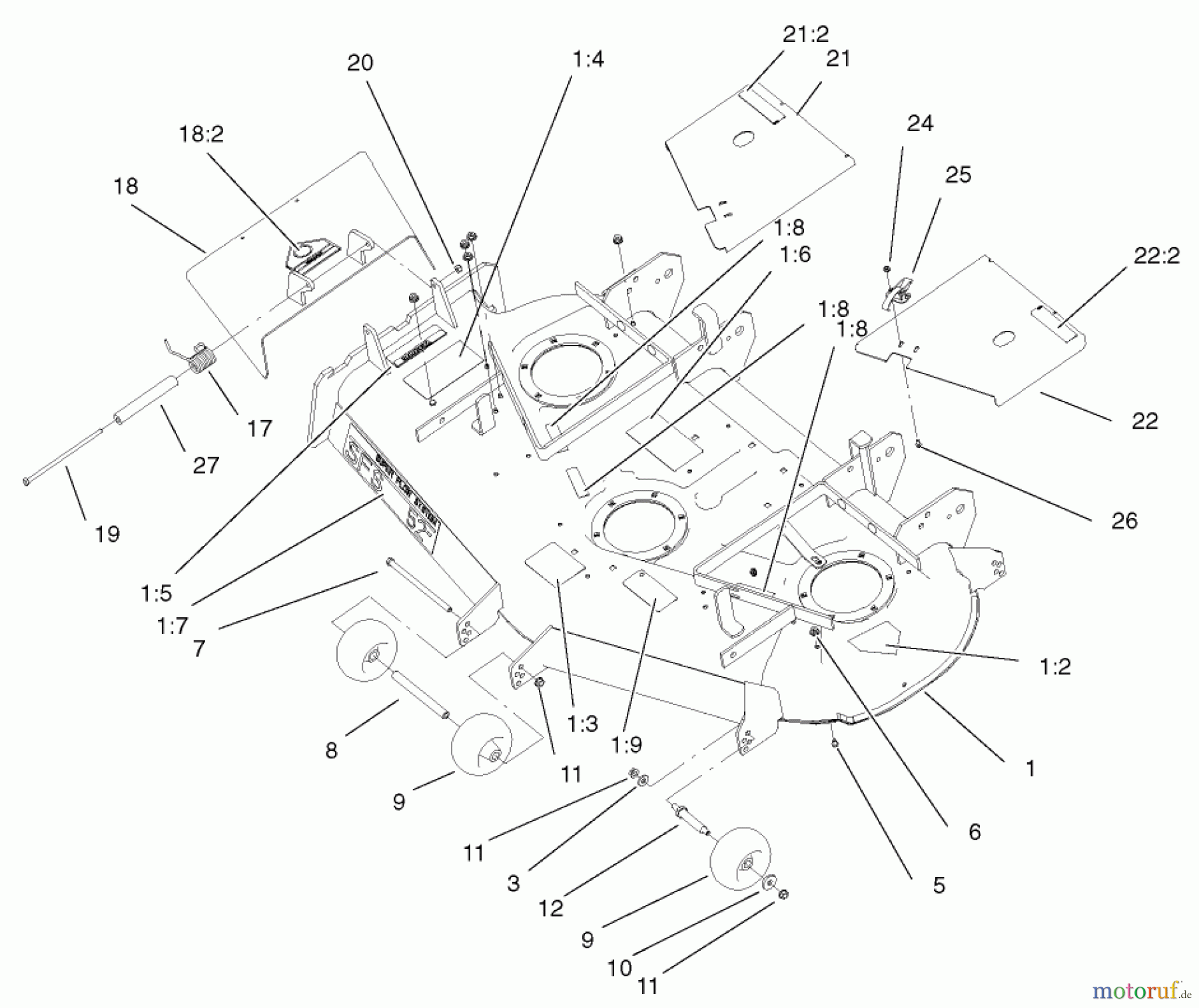  Zerto-Turn Mäher 74233 (Z200) - Toro Z Master Mower, 52