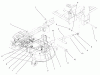 Zerto-Turn Mäher 74233 (Z200) - Toro Z Master Mower, 52" SFS Side Discharge Deck (SN: 230000001 - 230006000) (2003) Ersatzteile DECK CONNECTION ASSEMBLY