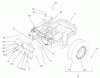 Zerto-Turn Mäher 74233 (Z200) - Toro Z Master Mower, 52" SFS Side Discharge Deck (SN: 230000001 - 230006000) (2003) Ersatzteile MAIN FRAME ASSEMBLY